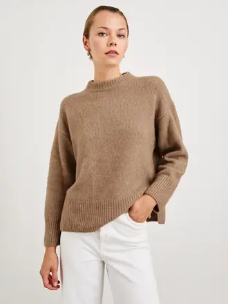 RAILS Miranda cashmere silk pull oatmeal