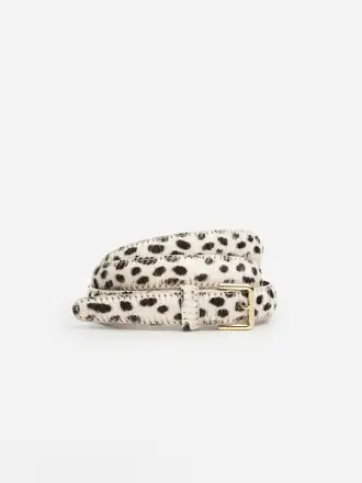 FLATTERED Barbara belt hair chocolate dot