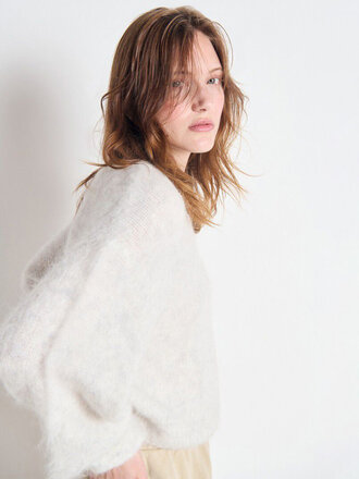 AMERICAN VINTAGE Niby pull polaire chiné