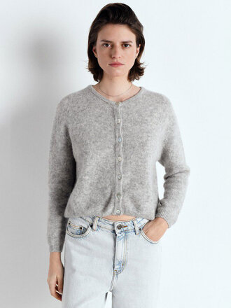 AMERICAN VINTAGE Light gray Vitow cardigan
