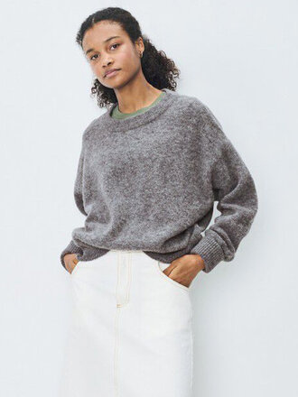 AMERICAN VINTAGE Vitow pull acier chiné