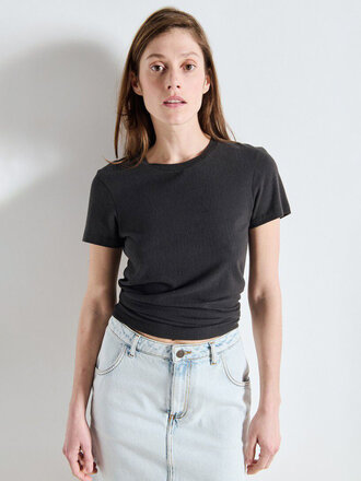 AMERICAN VINTAGE Carbon gray Ypawood t-shirt