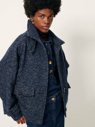 SESSÙN Lee Valley coat denimwool