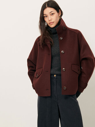 SESSÙN Valley nevado coat espresso