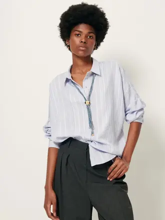 SESSÙN Botan shirt celeste