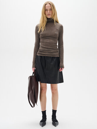 INWEAR Wook leather skirt