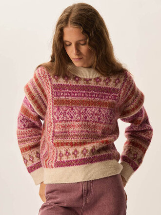 DES PETITS HAUTS Coco jacquard pull