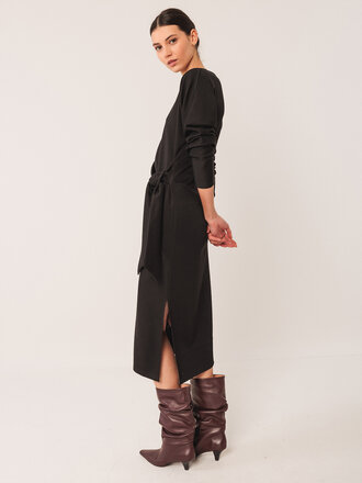 INDI & COLD Robe t-shirt nouée NM362