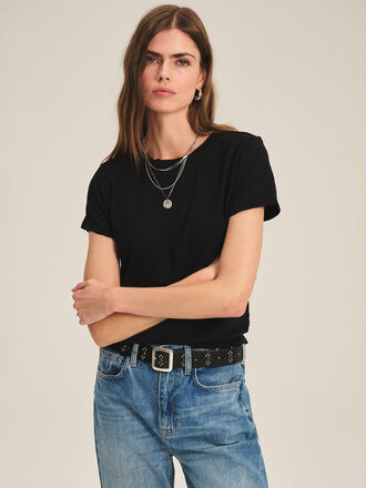 VELVET Marie t-shirt noir
