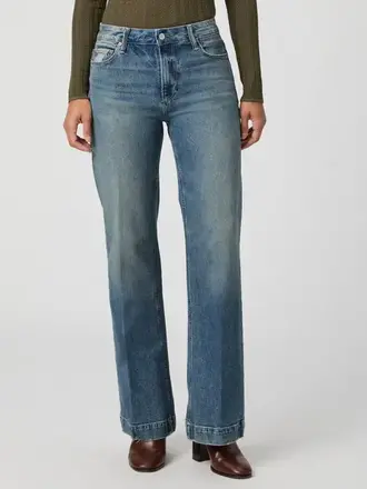 PAIGE Leenah long denim stones