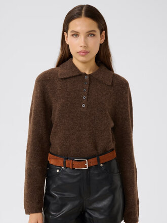 GESTUZ Zalpha polo pullover