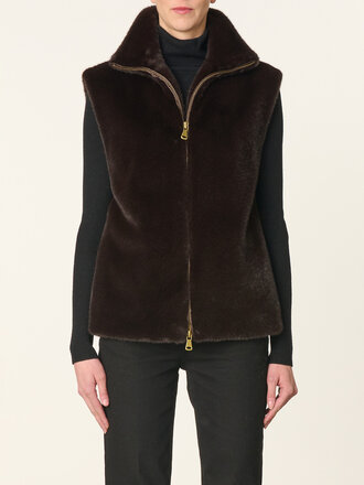 VANESSA BRUNO Furo veste fourrure