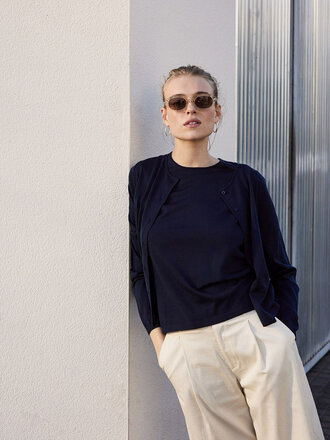 YERSE Cardigan round neck