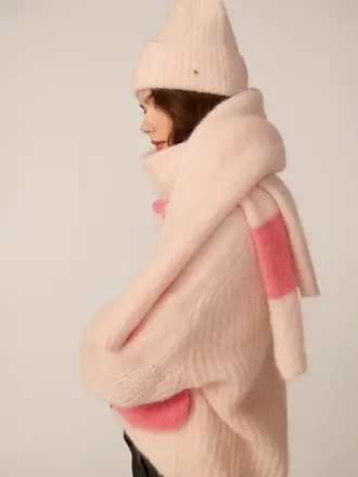 DES PETITS HAUTS Alouette scarf poudre