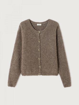 AMERICAN VINTAGE Zolly cardigan taupe chiné