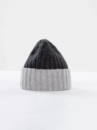 LE BONNET Beanie 2 tones stone