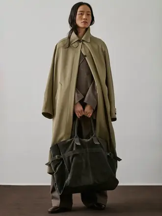 SOEUR Blaine suede cabas