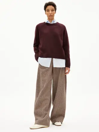 ARMED ANGELS Liliriaa knit cranberry