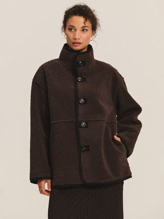 VELVET Shona coat brown
