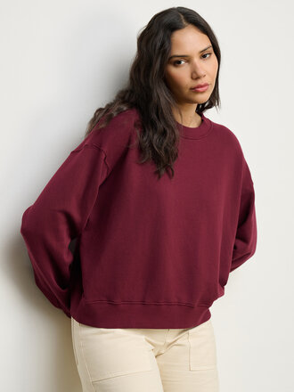 VELVET Ynez sweatshirt cherrywood
