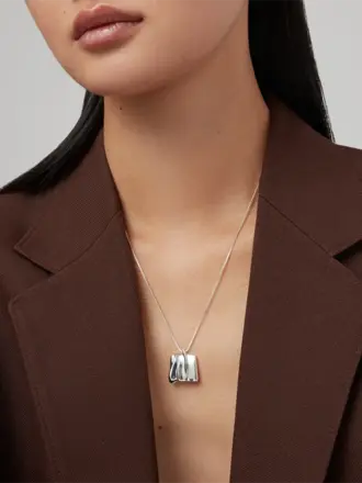 JENNYBIRD Sundra pendant necklace silver