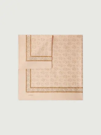 SOEUR Classic scarf blush beige