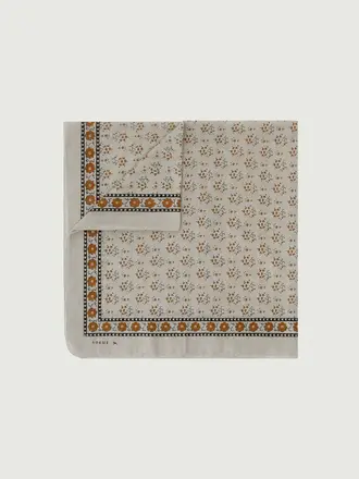 SOEUR Foulard classique marron gris