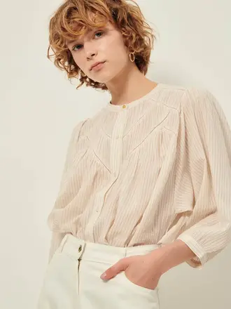 SESSÙN Savi blouse sandblack