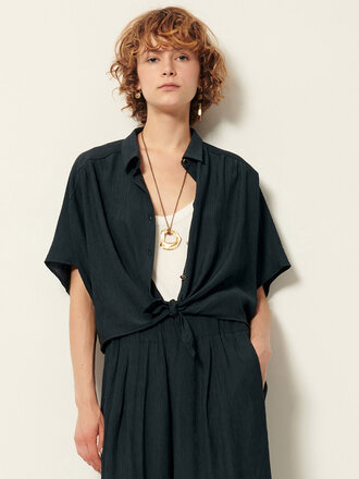 SESSÙN Alfassa blouse smoke green