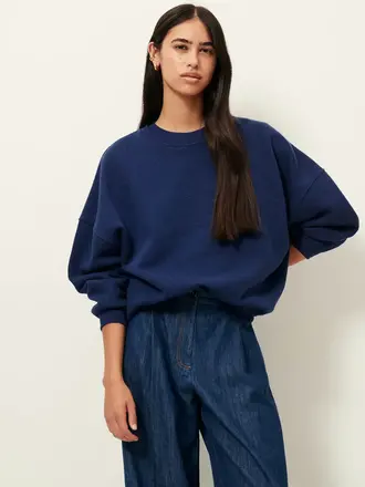 SESSÙN Chebbi sweatshirt blazer blue