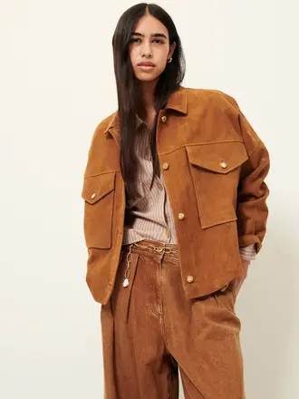 SESSÙN Vilaeste suede jacket