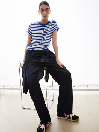 ARMED ANGELS Idaara t-shirt bleu