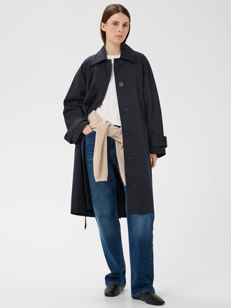 INWEAR Hinona  trench marine blue