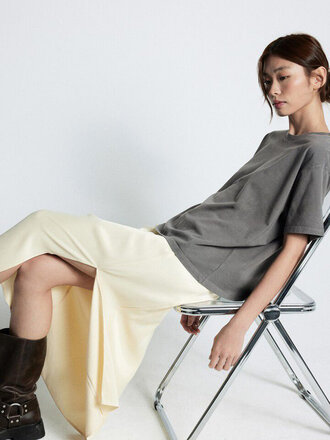 AMERICAN VINTAGE Fizvalley t-shirt acier