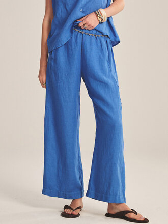 VELVET Lola lin pantalon bluejay