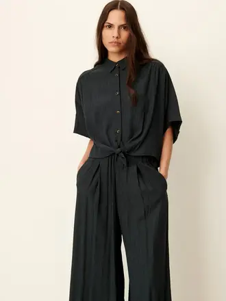 SESSÙN Alfassa blouse smoke green