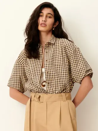 SESSÙN Florentina chemise sandblack