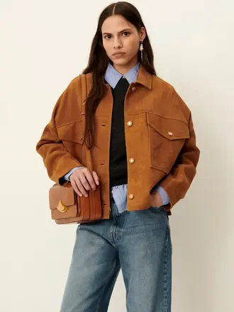 SESSÙN Vilaeste suede jacket