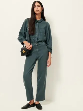 SESSÙN Leone overshirt eau douce