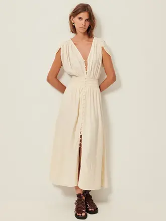 SESSÙN Galiane dress ecume