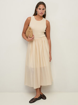 YERSE Bi-material dress