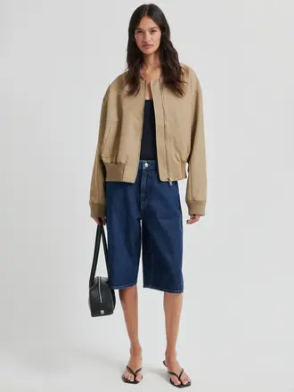 SECOND FEMALE Columbo denim short