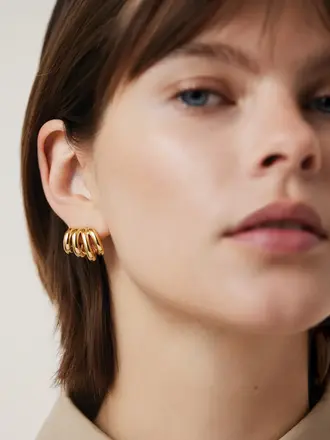 JENNYBIRD Monroe earrings gold