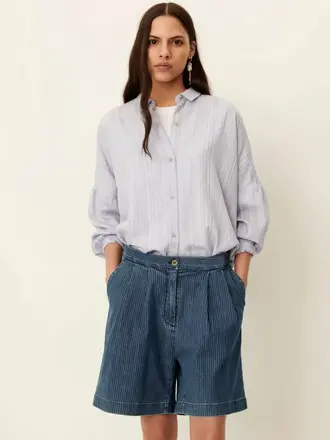 SESSÙN Santa port denim bermuda