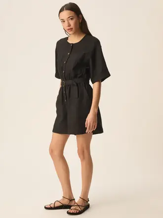 DES PETITS HAUTS Esther dress noir