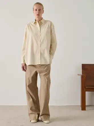 SOEUR Carlotta shirt jaune ecru