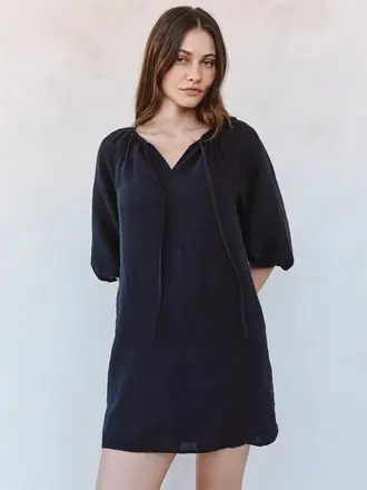 BELLA DAHL Puff sleeve dress
