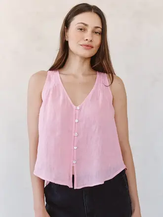 BELLA DAHL Cami blouse rose blush