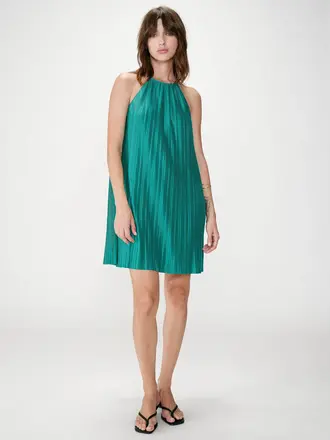 GRACE & MILA Wilona dress emeraude