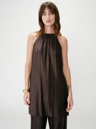 GRACE & MILA Wilona dress chocolat